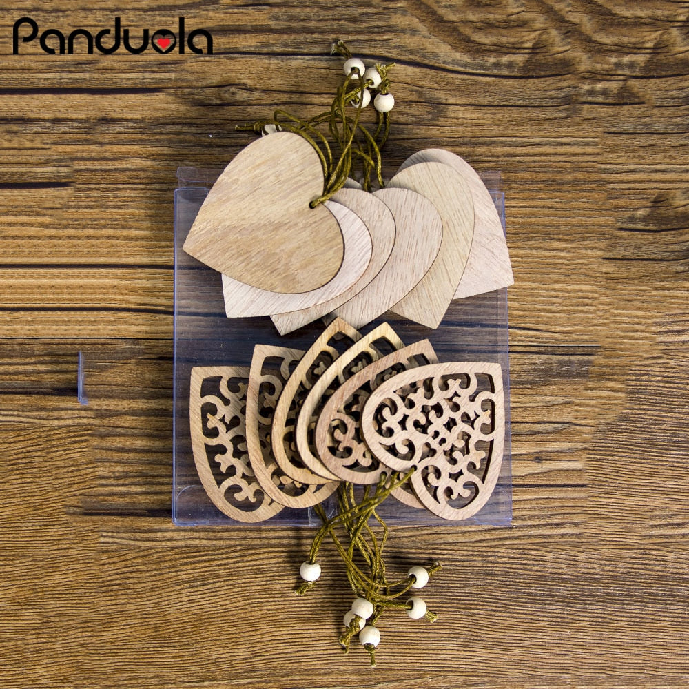 Wooden Christmas Ornaments for Rustic Holiday Decor