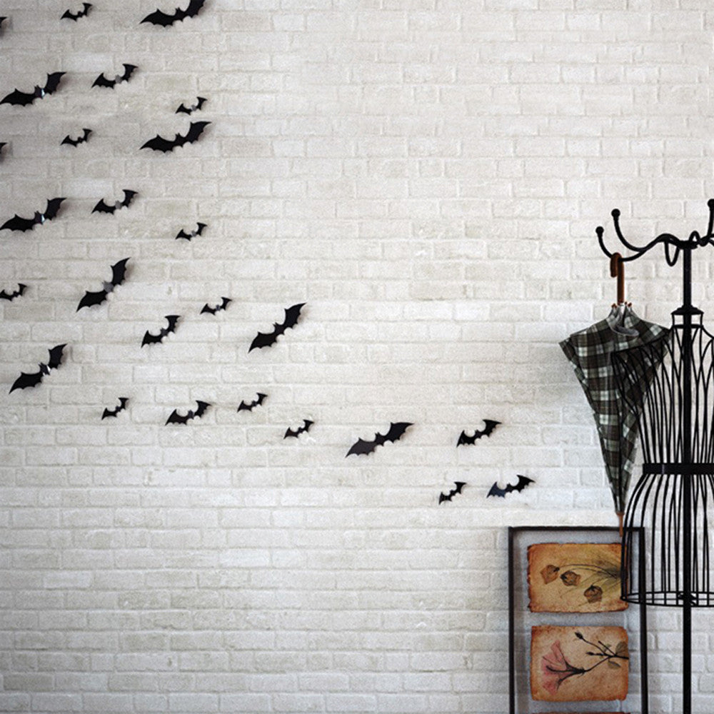 3D Halloween Bat Wall Stickers for Spooky Wall Decor
