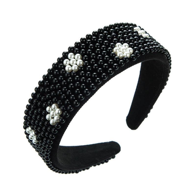 Pearl Headband – Wide Padded Statement Hair Accessory