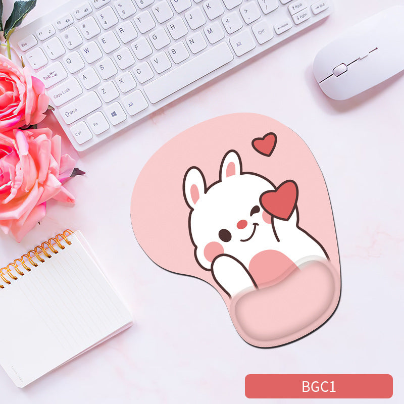 Silicone Wrist Mouse Pad with Cushioned Wrist Support