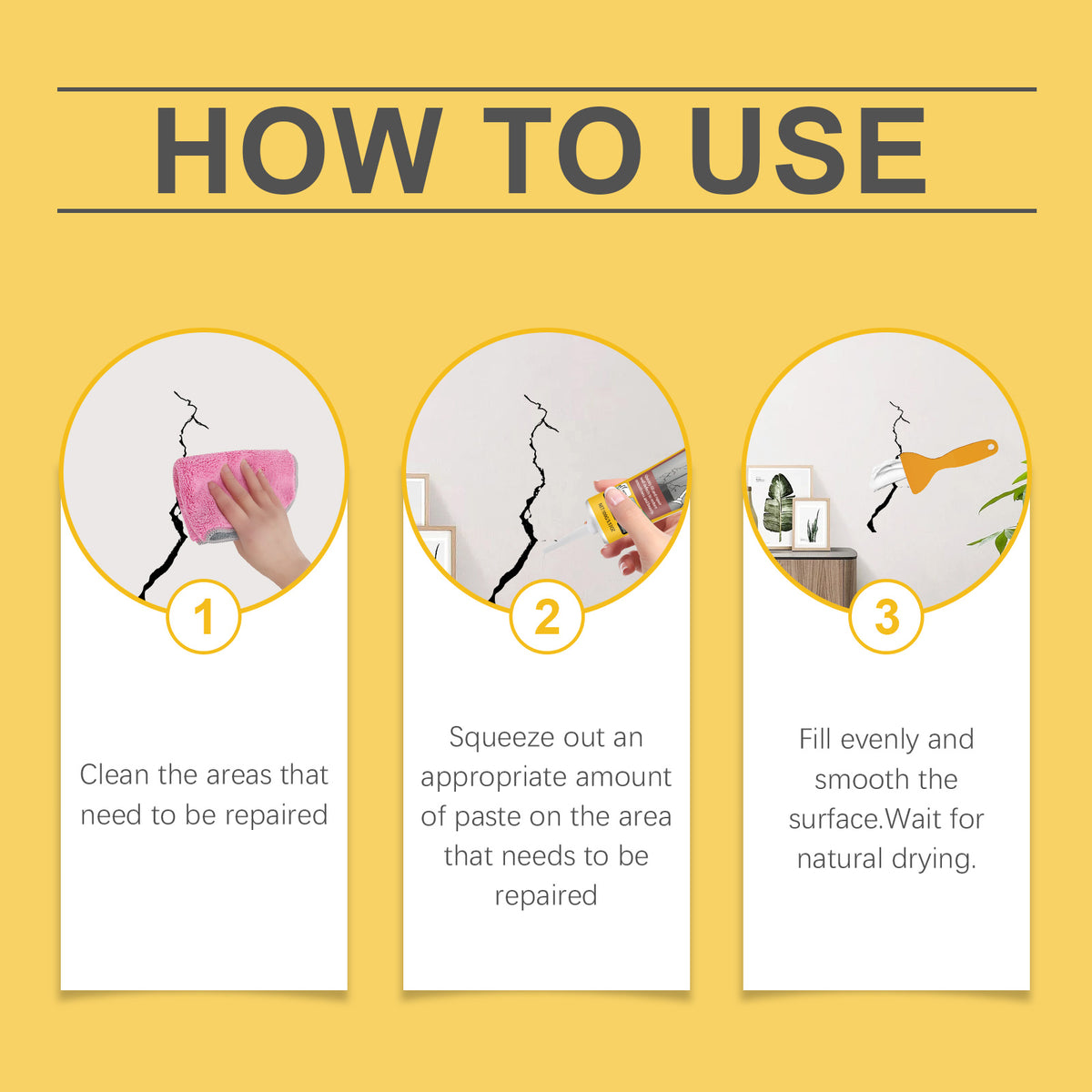 Wall Crack Repair Plaster for Smooth, Quick Fixes