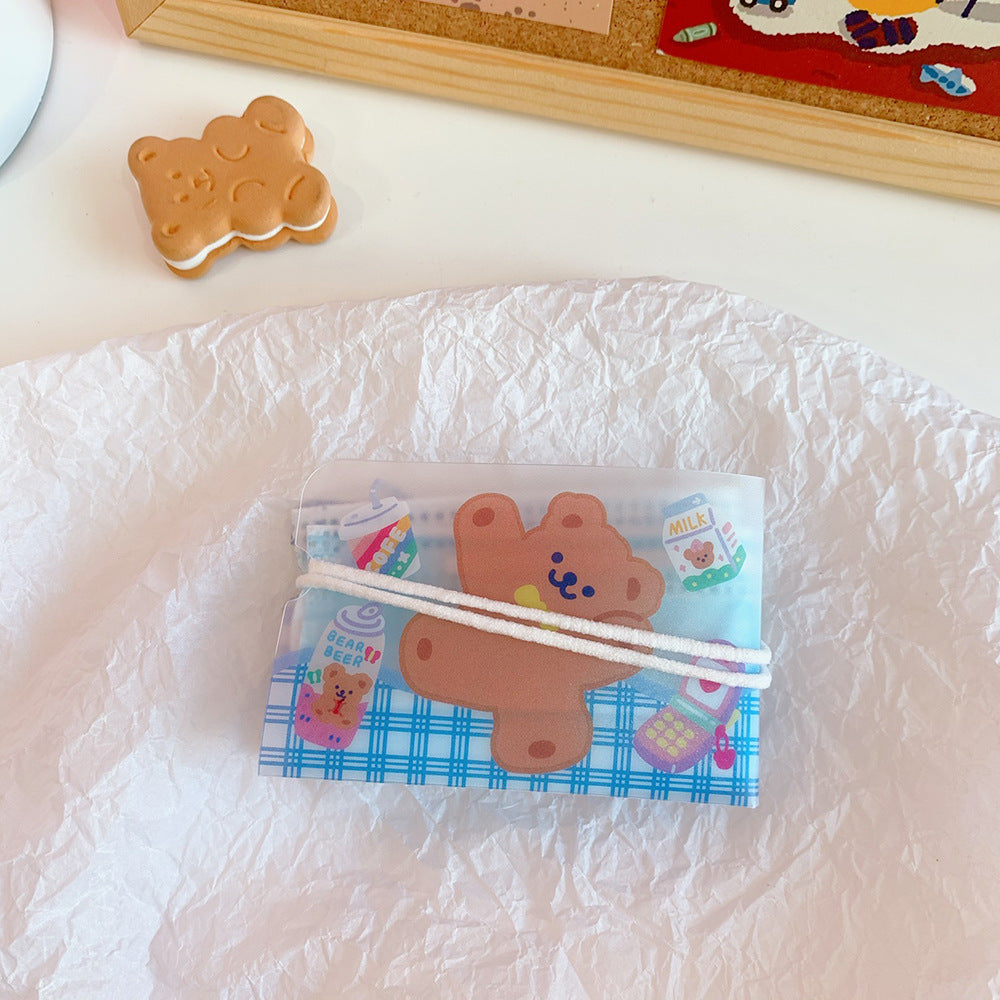 Cute Face Mask Storage Pouch for Students, Dust-Proof
