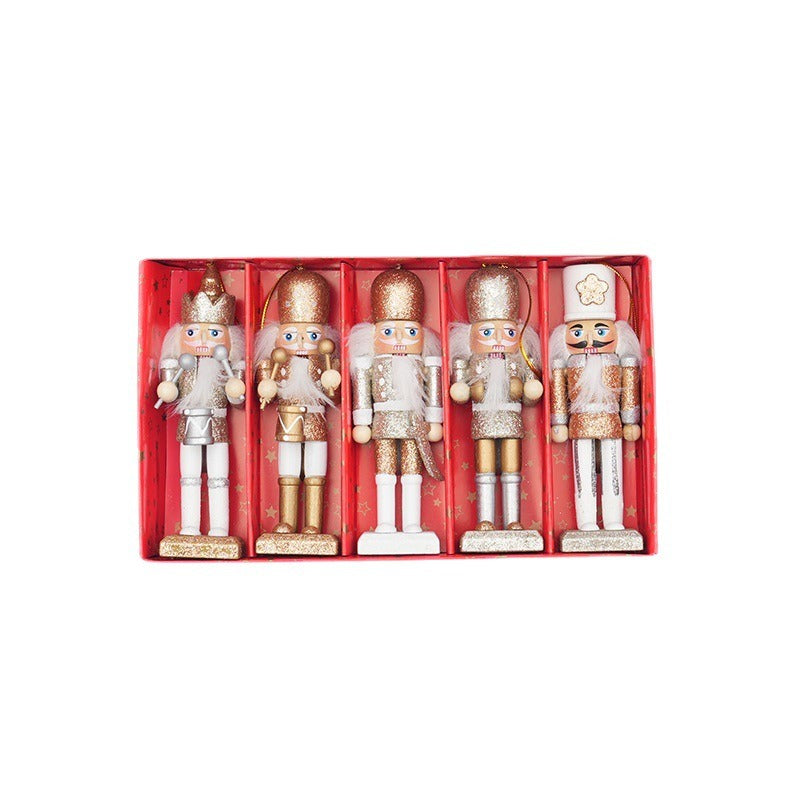 13cm Nutcracker Ornaments Set for Christmas Decor