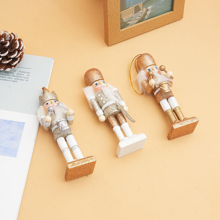 13cm Nutcracker Ornaments Set for Christmas Decor