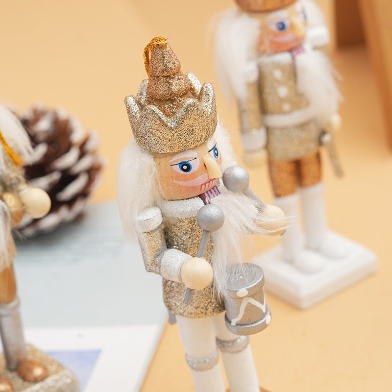 13cm Nutcracker Ornaments Set for Christmas Decor