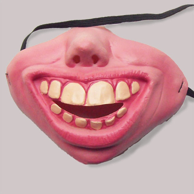 Latex Clown Mask for Instant Costume Transformation