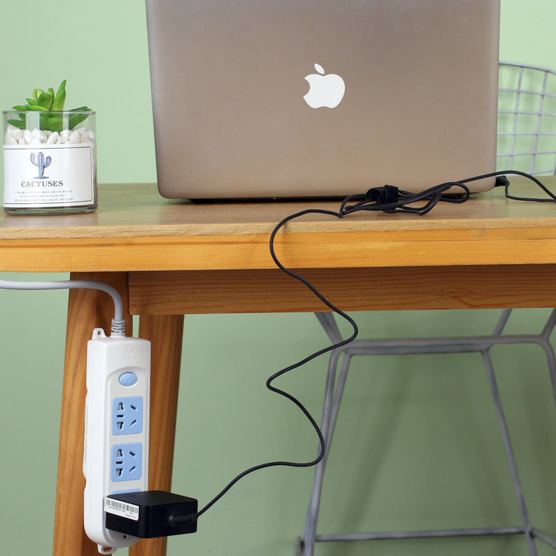 Punch-Free Wall Mount Power Strip Holder for Renters