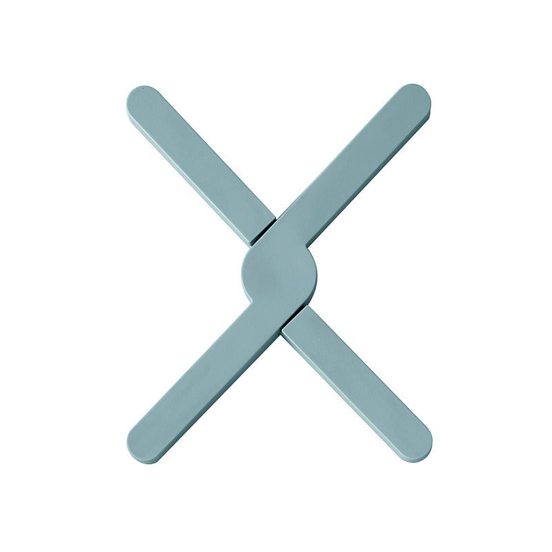 X-Shaped Silicone Trivet for Hot Dishes and Tables