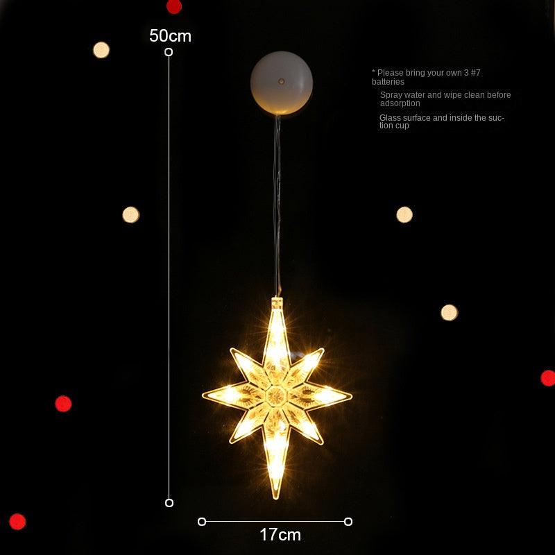 Christmas Window Ornament Lights for Cozy Holiday Glow