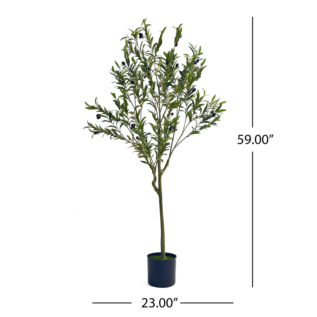150cm Artificial Olive Tree, Low-Maintenance Indoor Decor