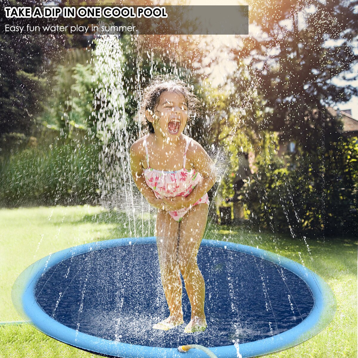 150cm Water Sprinkler Splash Pad for Backyard Play