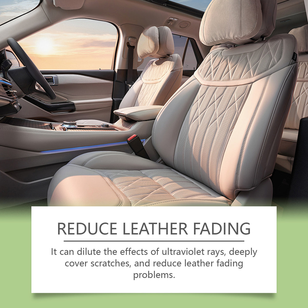 Car Leather Restorer Spray for Shine, Softness & Care