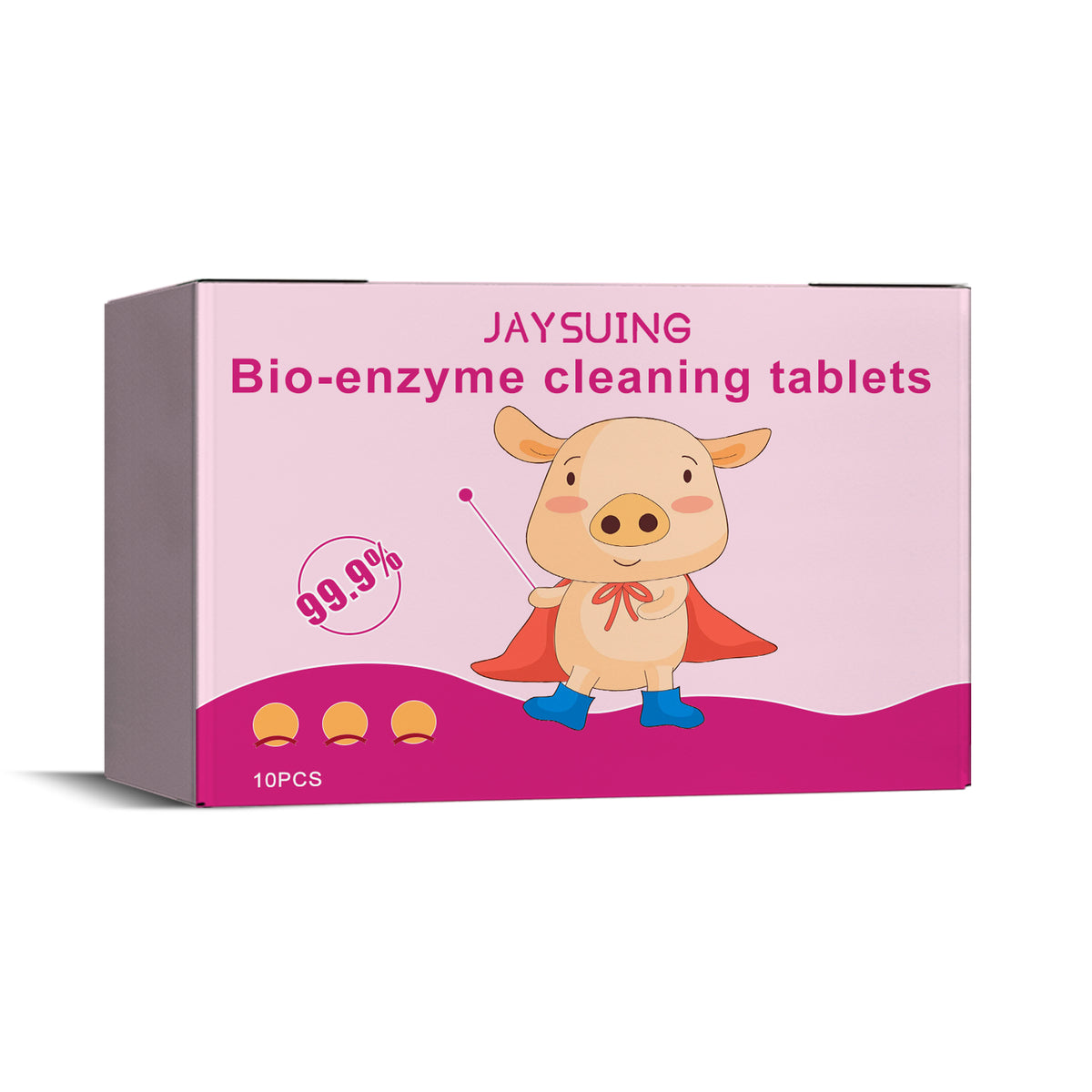 Bio-Enzyme Stain Remover Tablets for Stubborn Clothes
