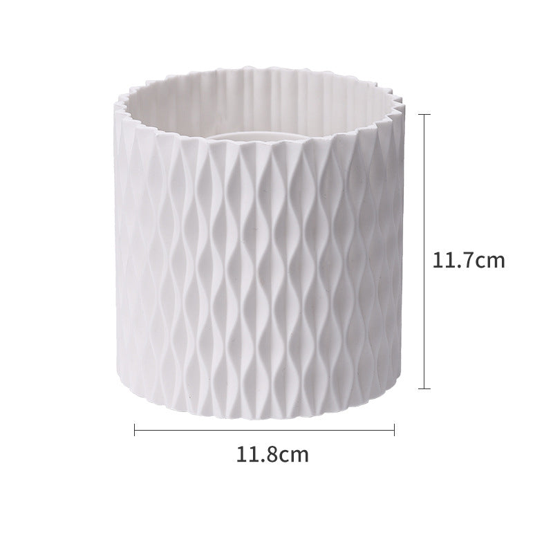 Rotating Makeup Brush Holder, 360° Spin Storage Bucket