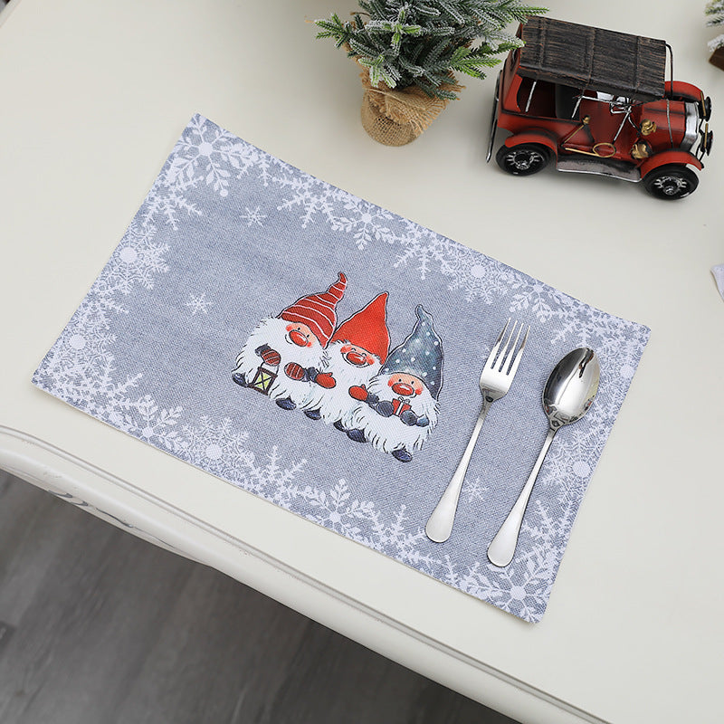 Christmas Gnome Placemats for Festive Table Settings