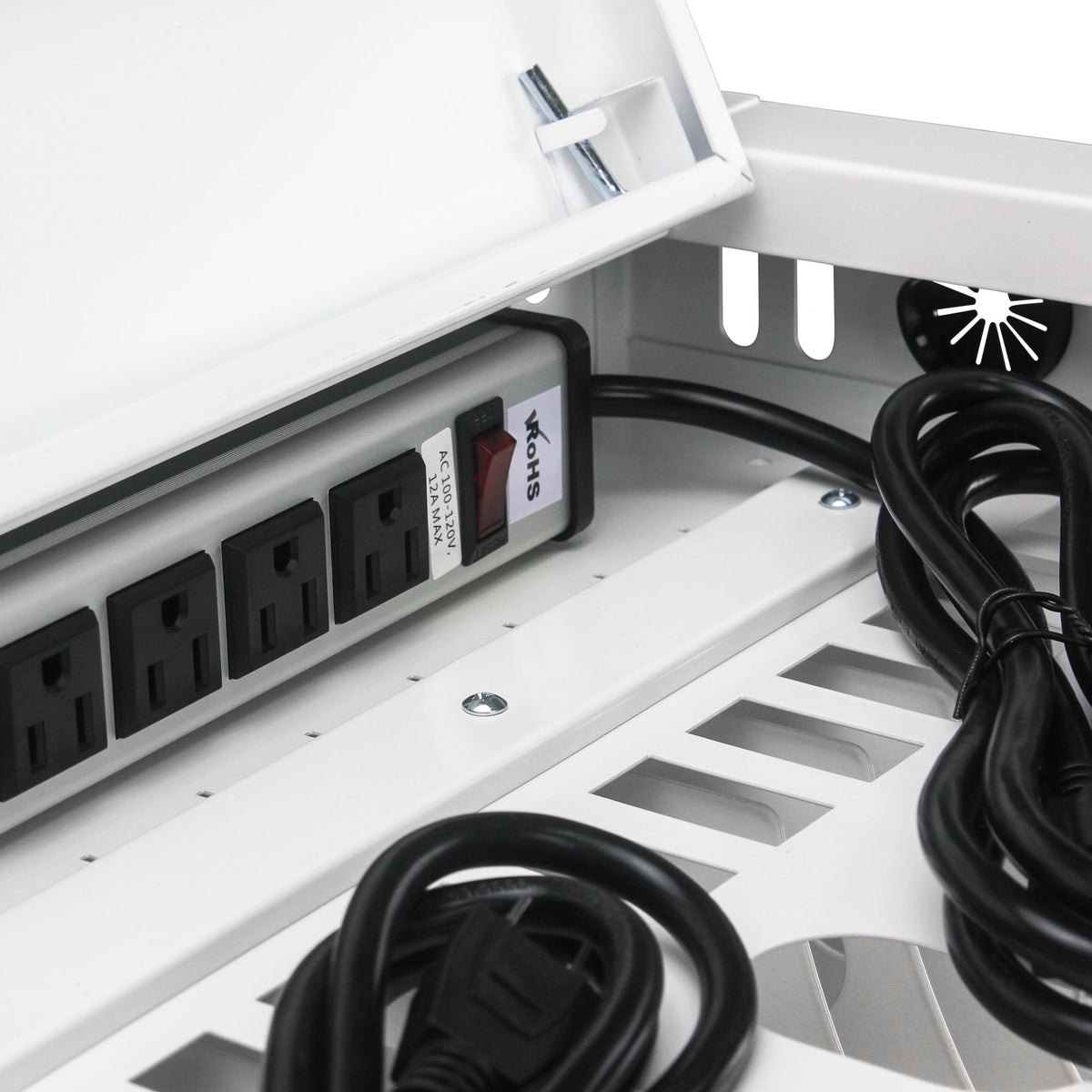 16 Bay Laptop Charging Cabinet with Lock for Schools