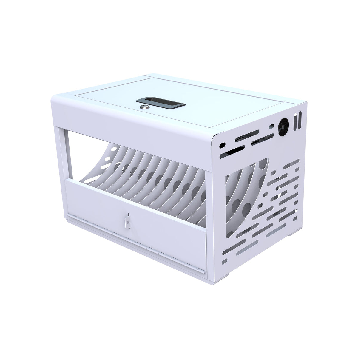 16 Bay Laptop Charging Cabinet with Lock for Schools