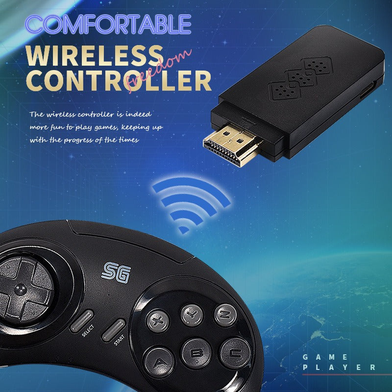 Retro 16-Bit Sega Console with 913 Games & HDMI TV