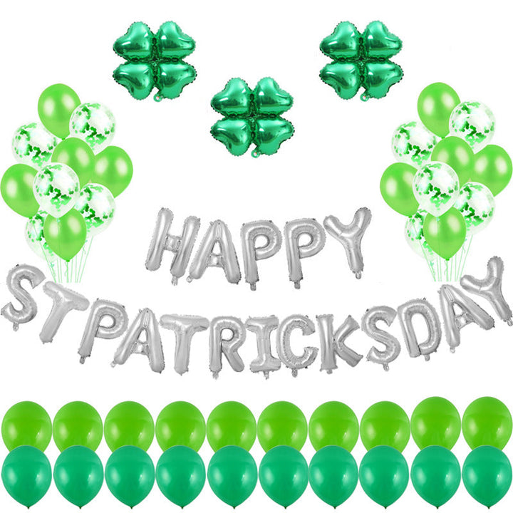 St. Patrick's Day Balloon Set for Lucky Party Backdrops