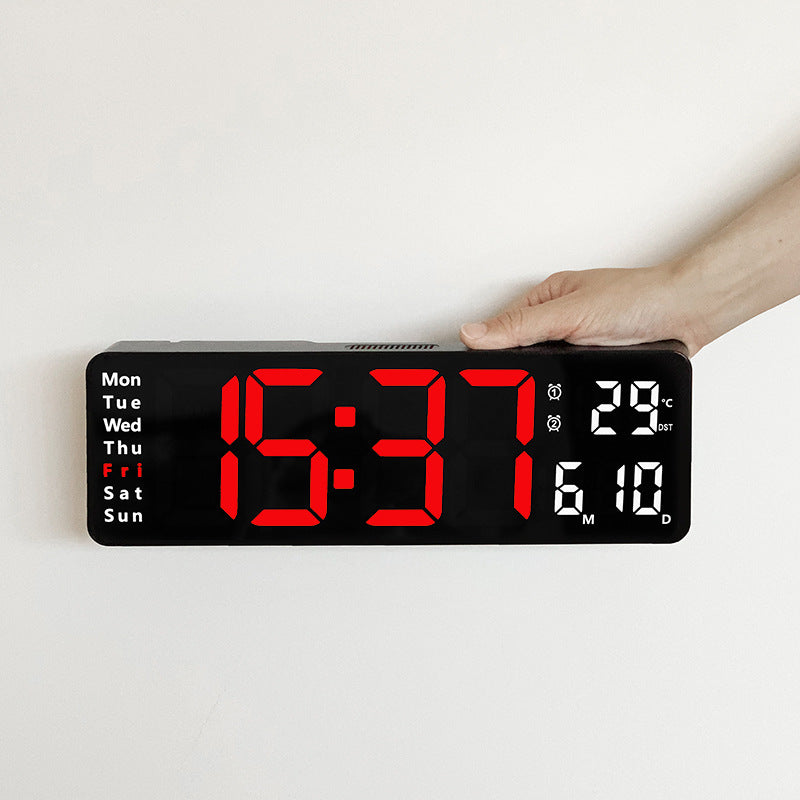 16-Inch Digital Wall Clock With At-a-Glance Display