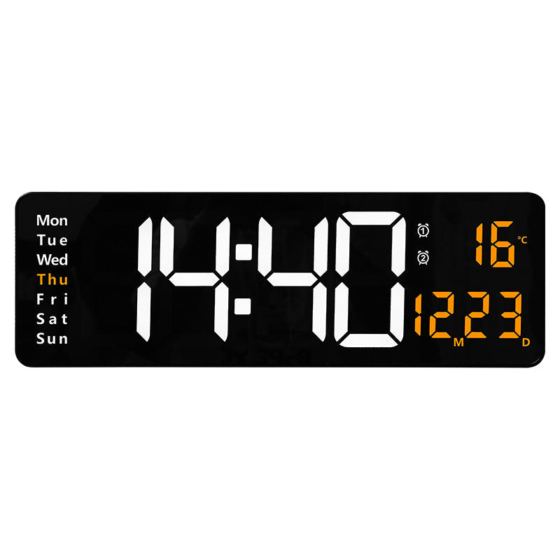 16-Inch Digital Wall Clock With At-a-Glance Display