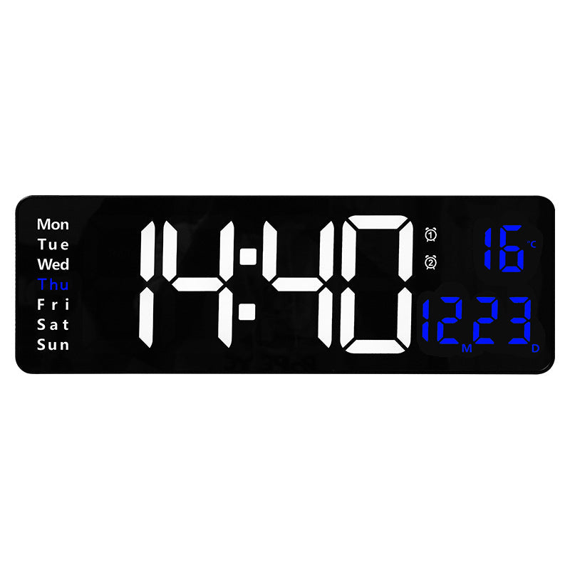 16-Inch Digital Wall Clock With At-a-Glance Display