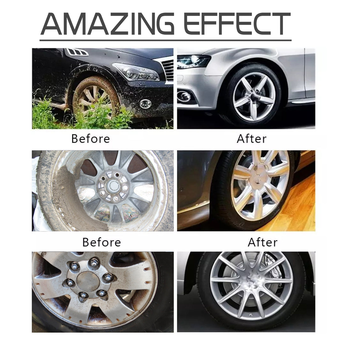 Non-Acid Wheel Cleaner & Bug Remover for Rims, 120ml