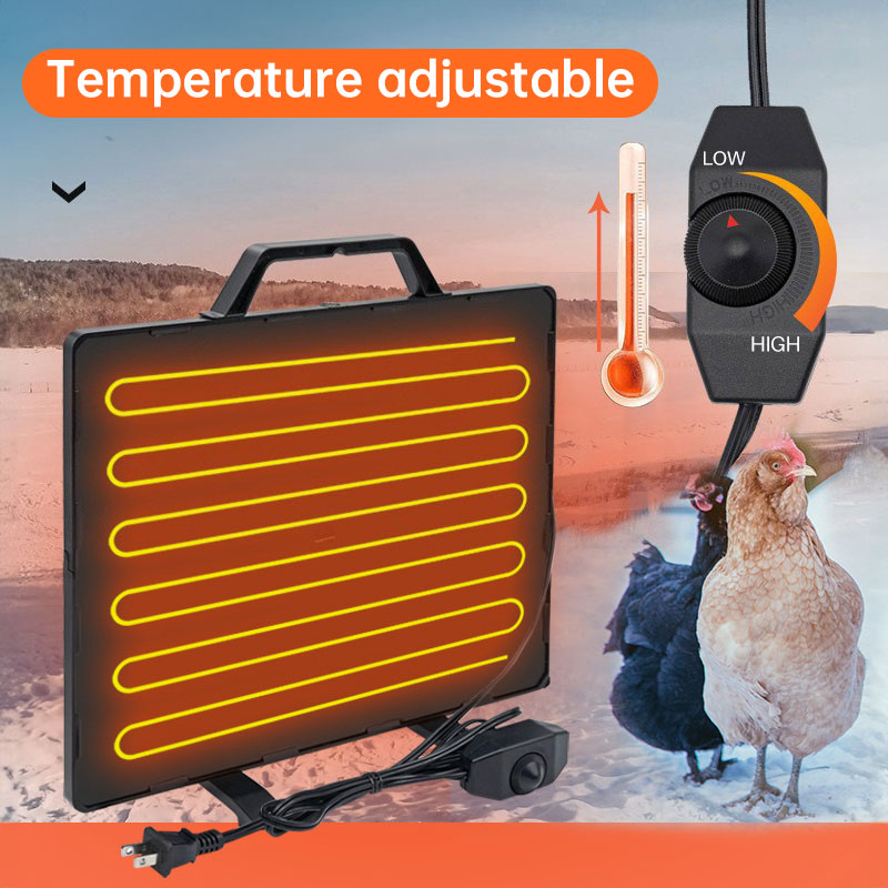 Chicken Coop Heater With Thermostatic Radiant Control