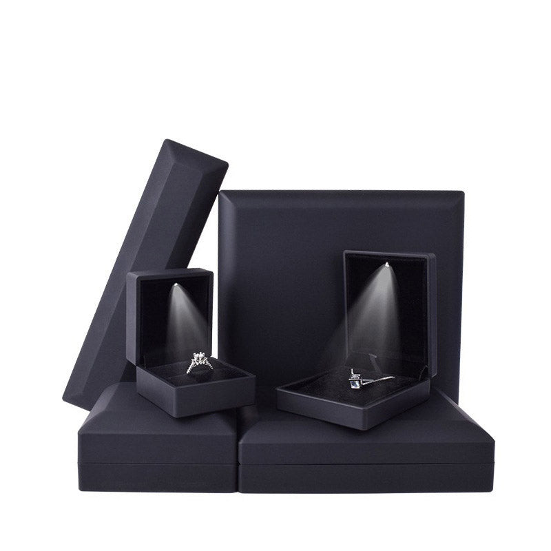 LED Jewelry Box With Built-In Light for Proposals & Gifts