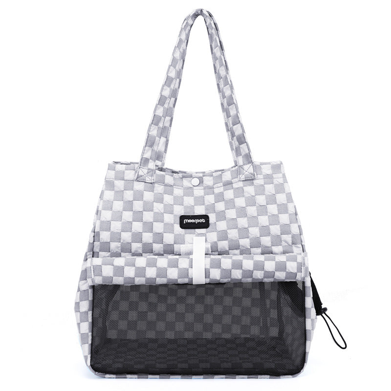 Portable Cat Carrier Bag with Mesh Ventilation Panel