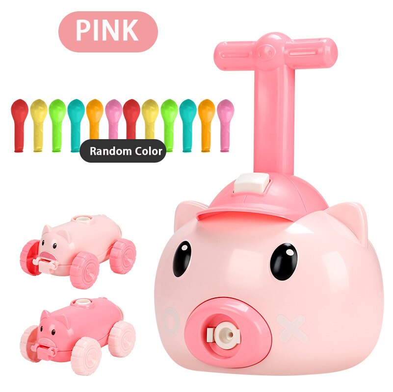 Balloon Powered Car Toy for Hands-On STEM Science Play