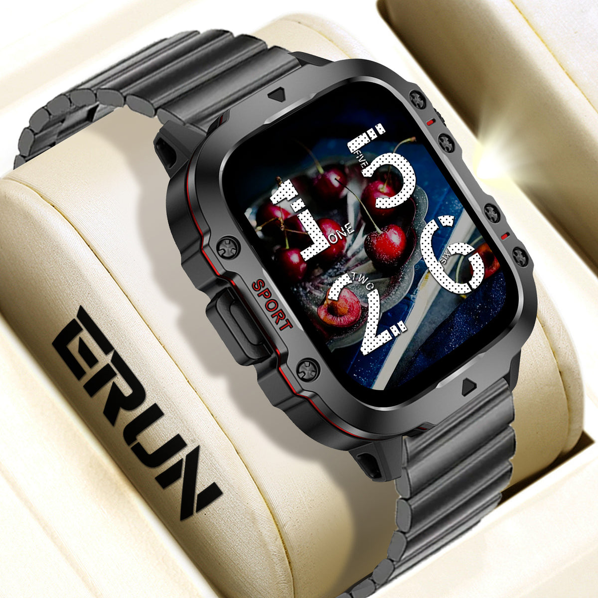 Smartwatch Fitness Tracker for Rugged Daily Tracking