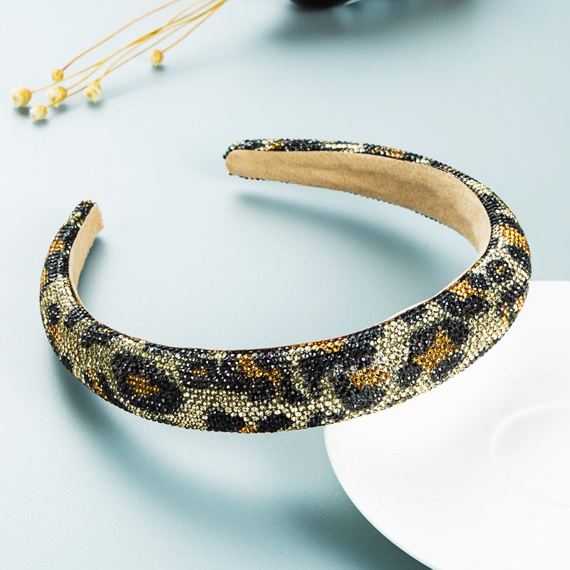 Wide Rhinestone Headband for Glamorous Statement Style