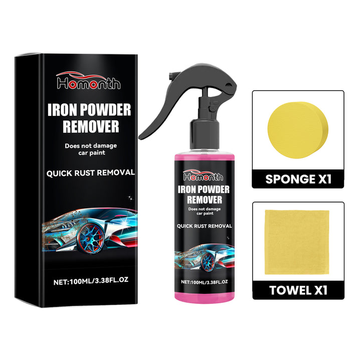 Iron Powder Remover Spray for Paint-Safe Rust Care