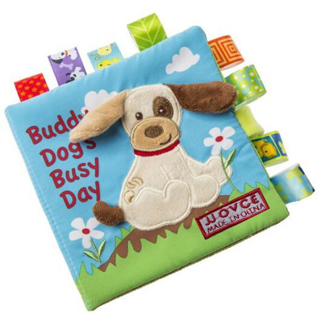 Baby Soft Cloth Books for Tactile Animal Playtime Fun