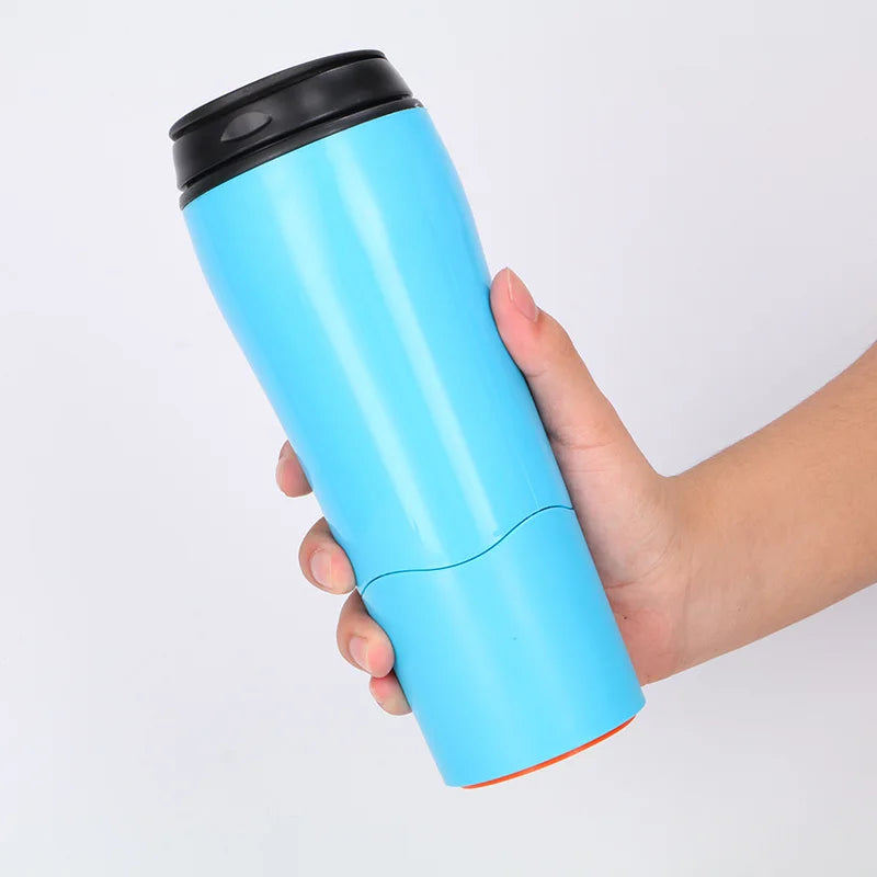 Double Layer Travel Mug With Scald-Safe Heat Insulation