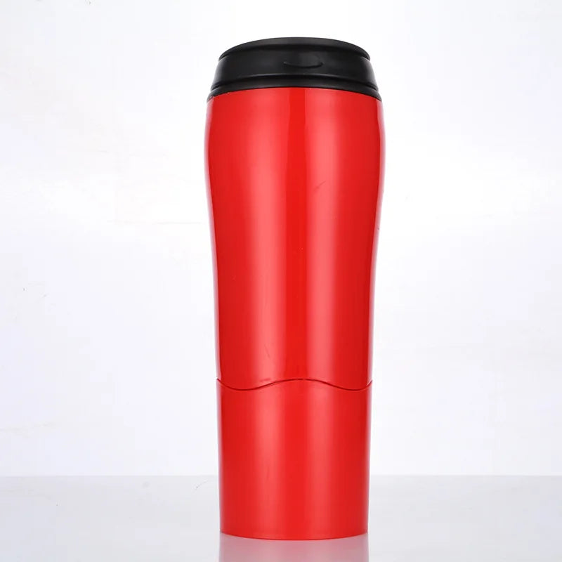 Double Layer Travel Mug With Scald-Safe Heat Insulation