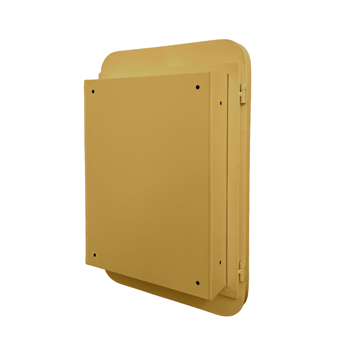 Recessed Medicine Cabinet with Mirror, Matte Gold Frame