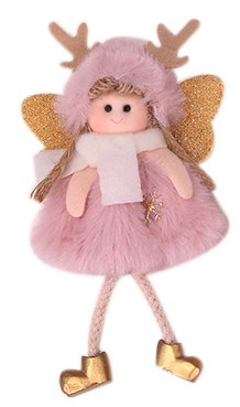 Plush Christmas Hanging Ornaments for Cozy Holiday Charm