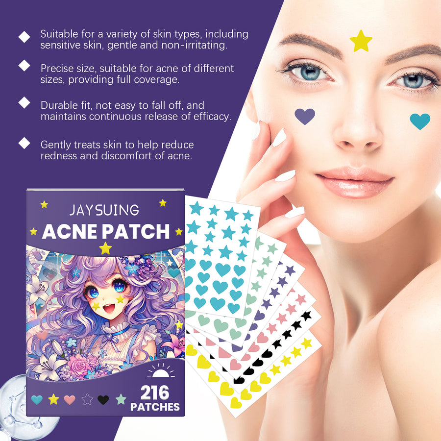 Color Acne Patches for Playful Day & Night Coverage