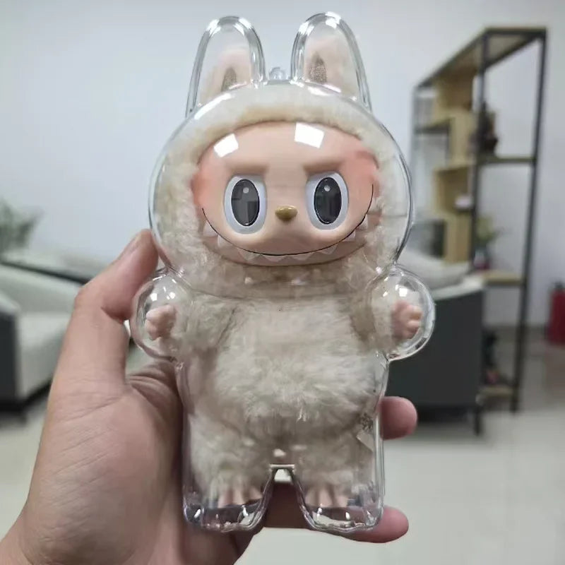 17cm Labubu Protector Case for Dressed Figures Display