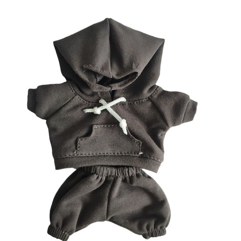 17cm Labubu Doll Outfit Set for Cozy Streetwear Style