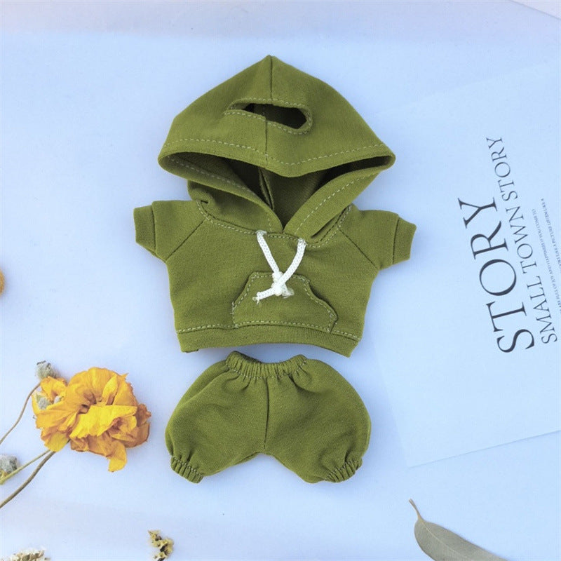 17cm Labubu Doll Outfit Set for Cozy Streetwear Style