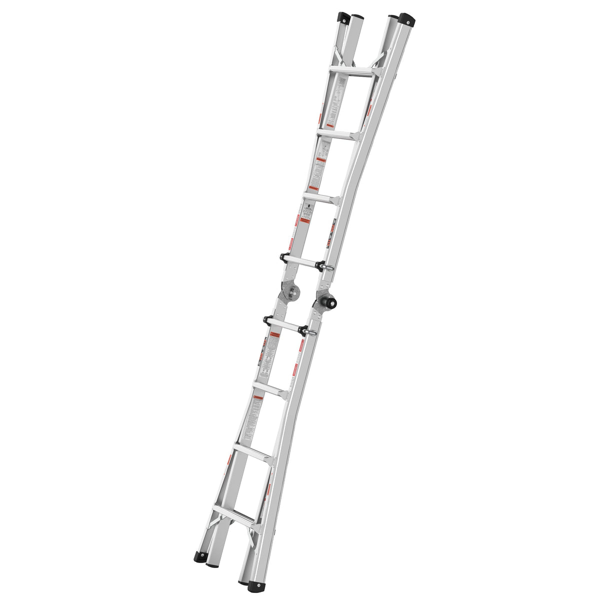 17 ft Multi-Position Aluminum Ladder: A-Frame & Straight