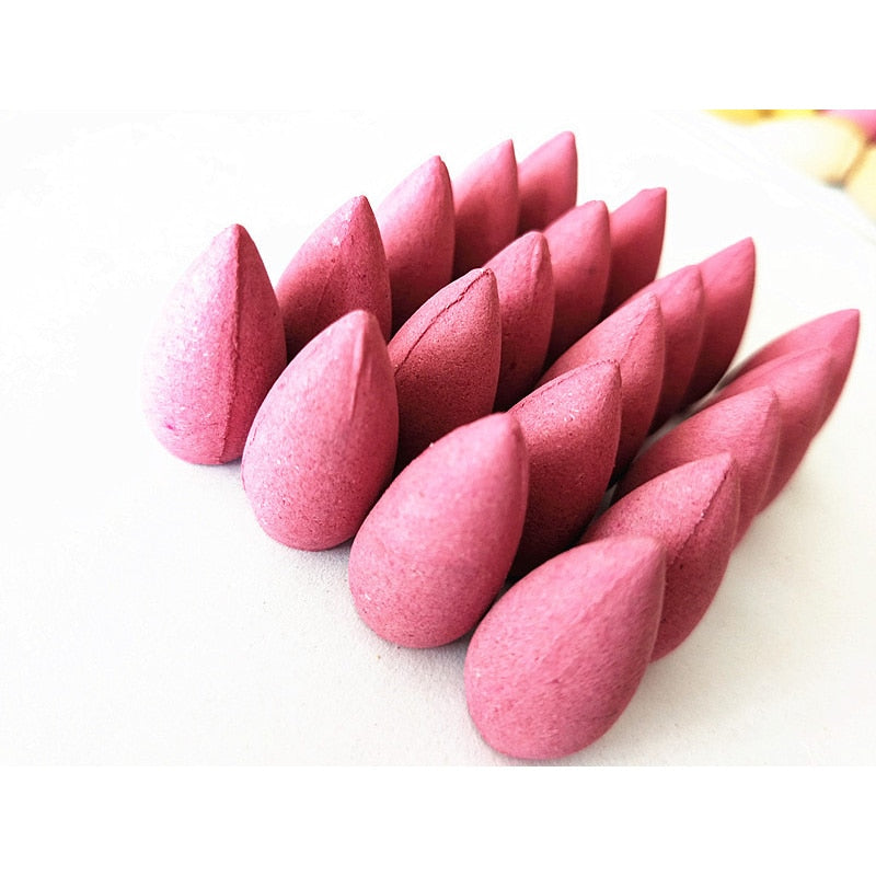 Backflow Incense Cones, 18 Aromas for Relaxation