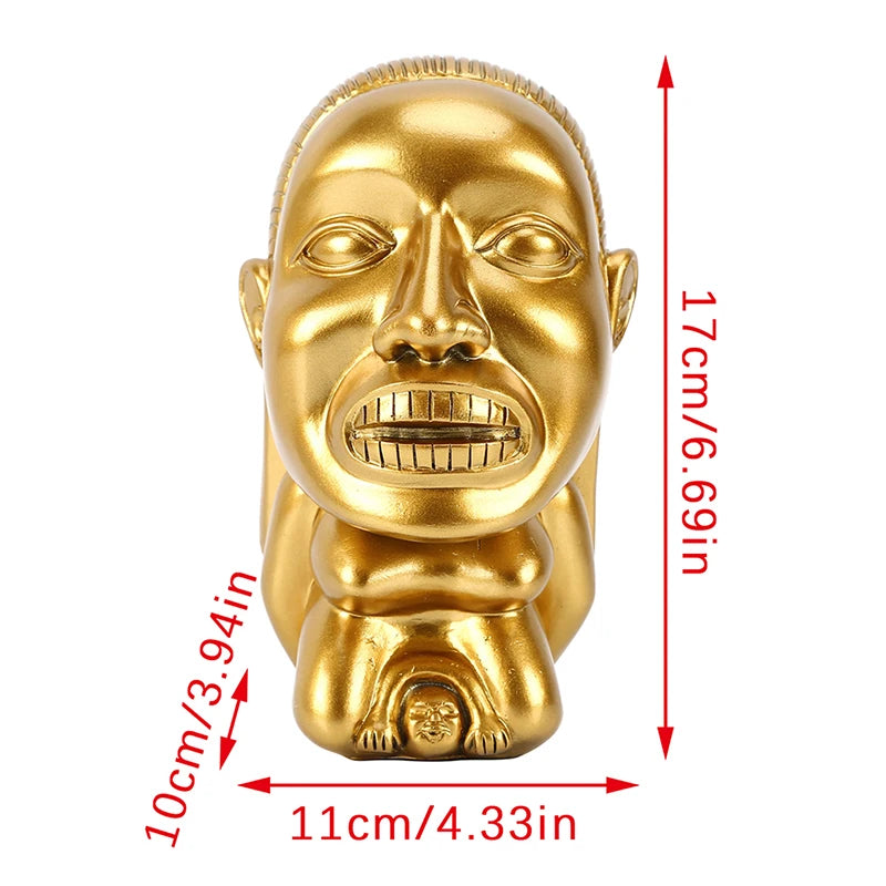 Indiana Jones Golden Idol Statue for Desk and Cosplay