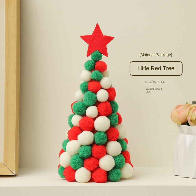Mini Christmas Tree Craft Kit for Festive Desk Decor