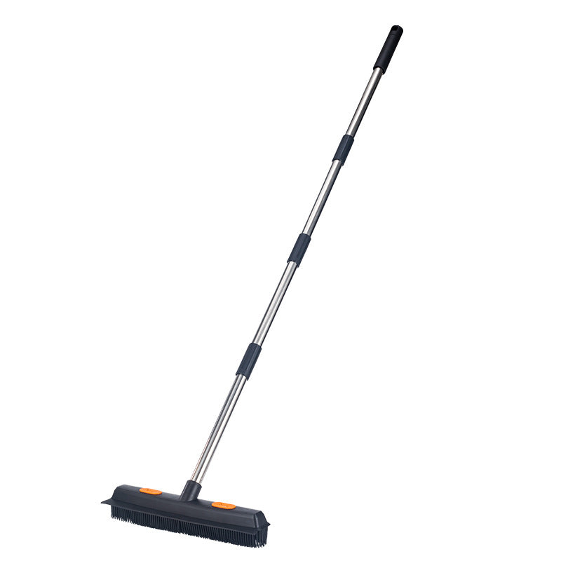 Telescopic 2‑in‑1 Brush & Squeegee – Safe for Glass & Tile