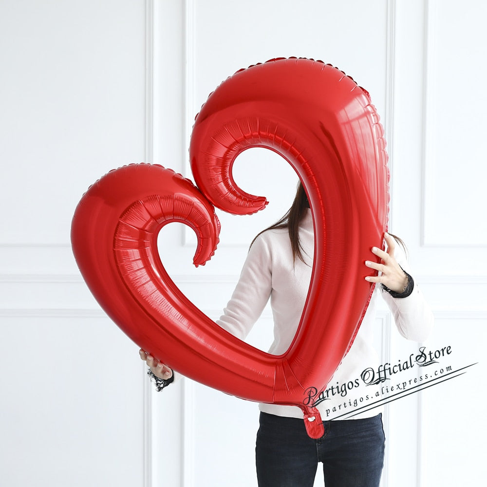 18-Inch Heart Balloons for Romantic Party Decorations