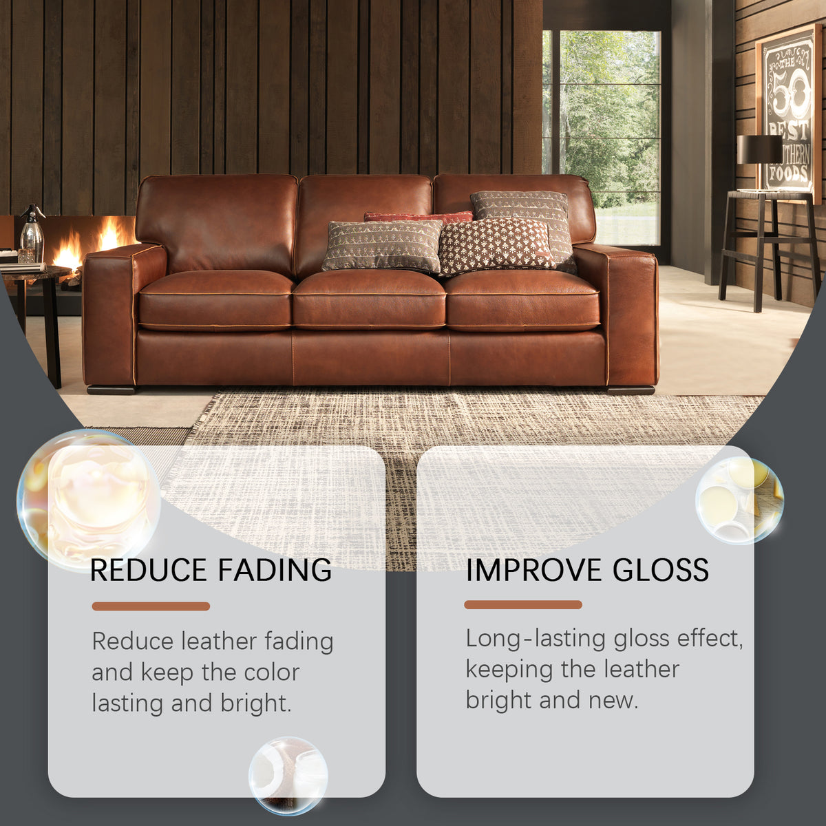 Leather Repair Cream for Sofas, Car Seats and Bags